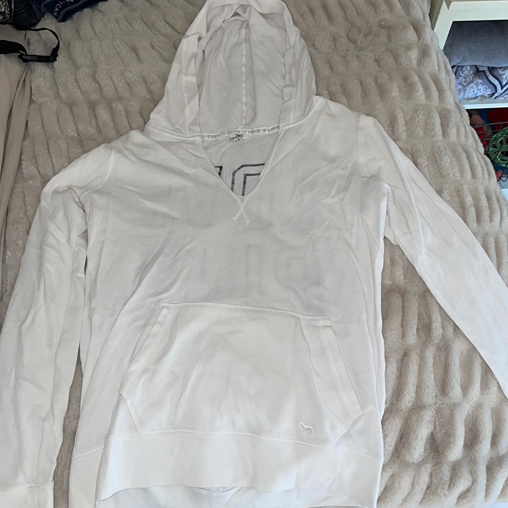 White PINK hoodie